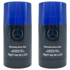 Mercedes-Benz 賓士 王者之峰男性淡香水體香膏, 2個, 75g
