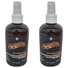 SUAVECITO 骷髏頭 Black Amber Aftershave 古龍黑琥珀鬍後水 237ml, 2瓶