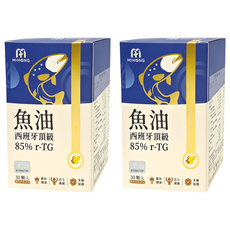 MIHONG 米鴻生醫 西班牙頂級魚油 85% r-TG, 30顆, 700mg, 2盒