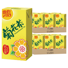 ViTa 維他 菊花茶飲品 Set 6, 250ml, 12入
