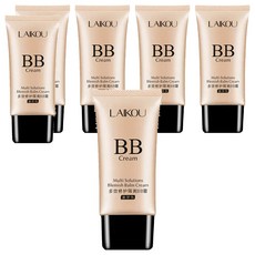 LAIKOU萊蔻 多效修護隔離BB霜 50g 輕薄透氣 持久保濕, 02象牙色, 6條