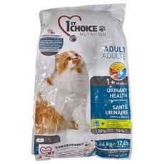 1st Choice 瑪丁第一優鮮 低過敏成貓泌尿保健配方 1歲以上成貓 雞肉 + 扁豆 + 蔓越莓 5440g, 泌尿保健, 5.4kg, 1袋