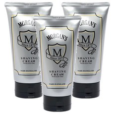 Morgan's 刮鬍膏 3條 150ml 男用 蘆薈保濕 英國製造