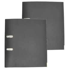 STRONG 自強文具 檔案夾 2孔 45S, 黑色, 2個