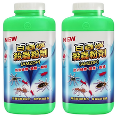 澄朗 百蟲寧 殺蟲粉劑, 防治蟑螂、螞蟻、蜘蛛, 350g, 2瓶
