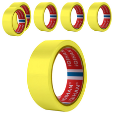 iQIHAN 強力泡棉膠帶, 寬40mm*20m (厚度0.26mm), 黃色, 6捲