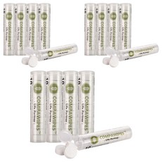 COMPAWIPES 迷你壓縮紙巾 方便攜帶 天然纖維, 50顆, 3袋