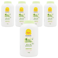 PiYOPiYO 黃色小鴨 酵素爽身粉, 150g 嬰兒護膚, 呵護寶寶的嬌嫩肌膚, 5瓶