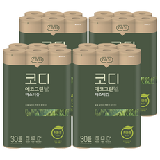 CODI Eco生態綠色捲筒衛生紙, 30捲, 4袋