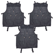 感恩使者 背心式身體固定衣, 黑色-4XL, ZHTW2043, 3件