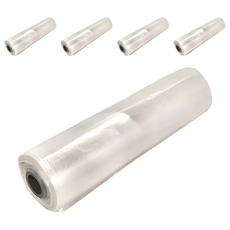 PE塑膠捲袋 點斷式 五斤 33 x 48 x 0.03cm 點斷設計方便撕取 食品級材質安全無毒 居家商用皆宜, 5捲