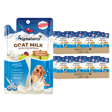 Signature7 心寵 全齡犬 餐包 狗狗營養補充, 70g, 初乳羊奶, 24包