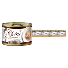 Cherie 法麗 微湯汁系列 湯罐, 混合口味(黃鰭鮪佐正鰹/嫩雞), 165g, 12罐