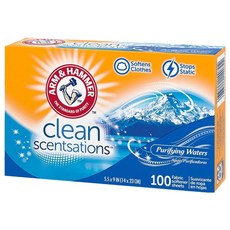 Arm&Hammer 衣物柔軟片 清新香氛, 100片, 1個