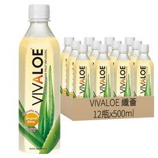 VIVALOE 纖薈 原味蘆薈風味飲 寶特瓶, 500ml, 12瓶
