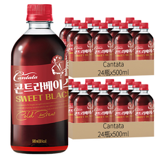 Cantata 康塔塔 Contrabbasso 冷萃甜美式咖啡, 500ml, 48瓶