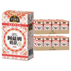 光泉 午后時光 阿薩姆奶茶 無奶精添加 使用真實茶葉, 300ml, 48入