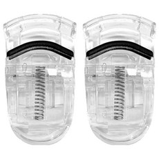 Solone 台灣公司貨 輕巧可攜式睫毛夾, 透明色, 2個