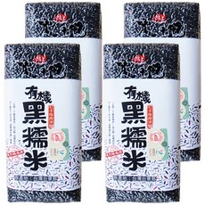 池上多力米 大地有機黑糯糙米, 台東縣池上鄉產, 富含天然花青素及膳食纖維, 1.5kg, 4包