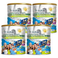 易而善 全家高鈣四益菌營養素, 1600g, 4罐