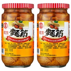 金蘭花生麵筋 嚴選雲嘉南飽滿花生, 396g, 2罐