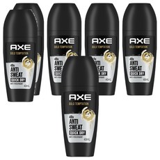 AXE 戰斧 滾珠式止汗體香劑 黃金誘惑 GOLD TEMPTATION, 6個, 40ml