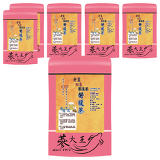 蔘大王 老薑紅棗羅漢果舒暖茶包, 6g x 10包, 無咖啡因, 無添加色素, 香精, 防腐劑, 6袋