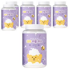 aguard 泡泡入浴粉 薰衣草香, 6罐, 400g