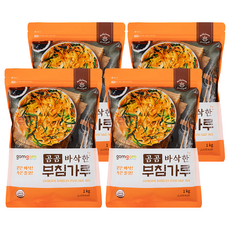 gomgom 酥脆韓式煎餅粉 1kg 輕鬆製作酥脆美味韓式煎餅, 4包