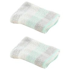 CHANGHER TOWEL FACTORY 昌和毛巾工廠 奈米銀竹炭色紗浴巾 5089, 綠色, 2條