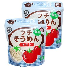 和寓良品 寶寶鮮蔬番茄細麵, 日本產, 無鹽, 100g, 2包