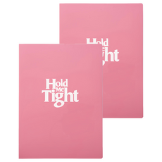 Lan CHYn 連勤牌文具 E-316 R PP 文件套 雙內袋, 紅色, 2個