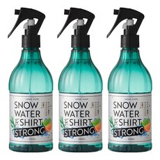 DAILY AROMA JAPAN snow water強效衣物涼感消臭噴霧 柑橘, 350ml, 3瓶