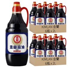 金蘭 醬油 非基因改造黃豆, 2L, 12桶