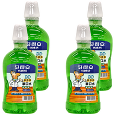 牙得安 青蘋果含氟漱口水 680ml, 4瓶