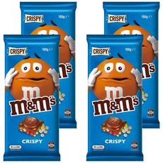M&M's 精選片裝巧克力 脆心口味 150g, 4包