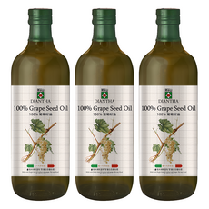 Diantha 第一山 100% 葡萄籽油 含維生素E 義大利原裝進口, 1L, 3瓶