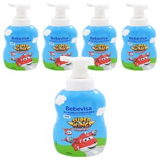 Bebevisa 貝比薇莎 super wings嬰幼兒舒敏保濕潤膚乳 450ml, 溫和清爽保濕, 5瓶