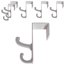 無痕臥室門衣服置物架 ABS材質 可拆洗, KM324, 6個