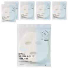 比安科 可分解面膜紙, 6入, 透明