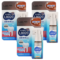 Lab52齒妍堂L8020護齦清新噴霧 清新柑橘, 20ml, 3瓶
