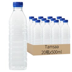 Tamsaa 濟州天然水，來自濟州島，熔岩層過濾，HACCP認證, 500ml, 20瓶