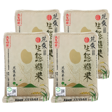 天生好米 花東生態糙米 台灣花蓮產, 1.5kg, 4包