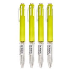 Pentel 飛龍文具 i+五色筆 BGH5-K 黃綠色, 4支