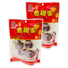 福記 香鐵蛋 辣味雞蛋 台灣產 即食食品, 6顆, 2袋