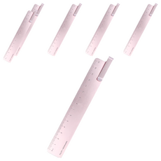 KaCO RUMA 金屬書籤尺, 玫瑰金, 6支