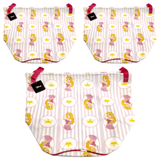 收納王妃 迪士尼收納系列 圓中款 35 x 47cm, 線條奧蘿拉 多色, 3個