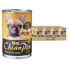 強品 犬餐罐, 鮮嫩雞肉, 400g, 24罐