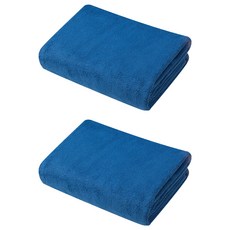 CB JAPAN carari 泡泡糖 超柔系列超細纖維3倍吸水毛巾, 典雅藍, 2條