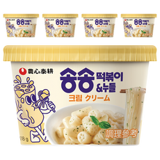 TAEKYUNG 泰耕 洞洞炒年糕冬粉 白醬味, 5入, 118g